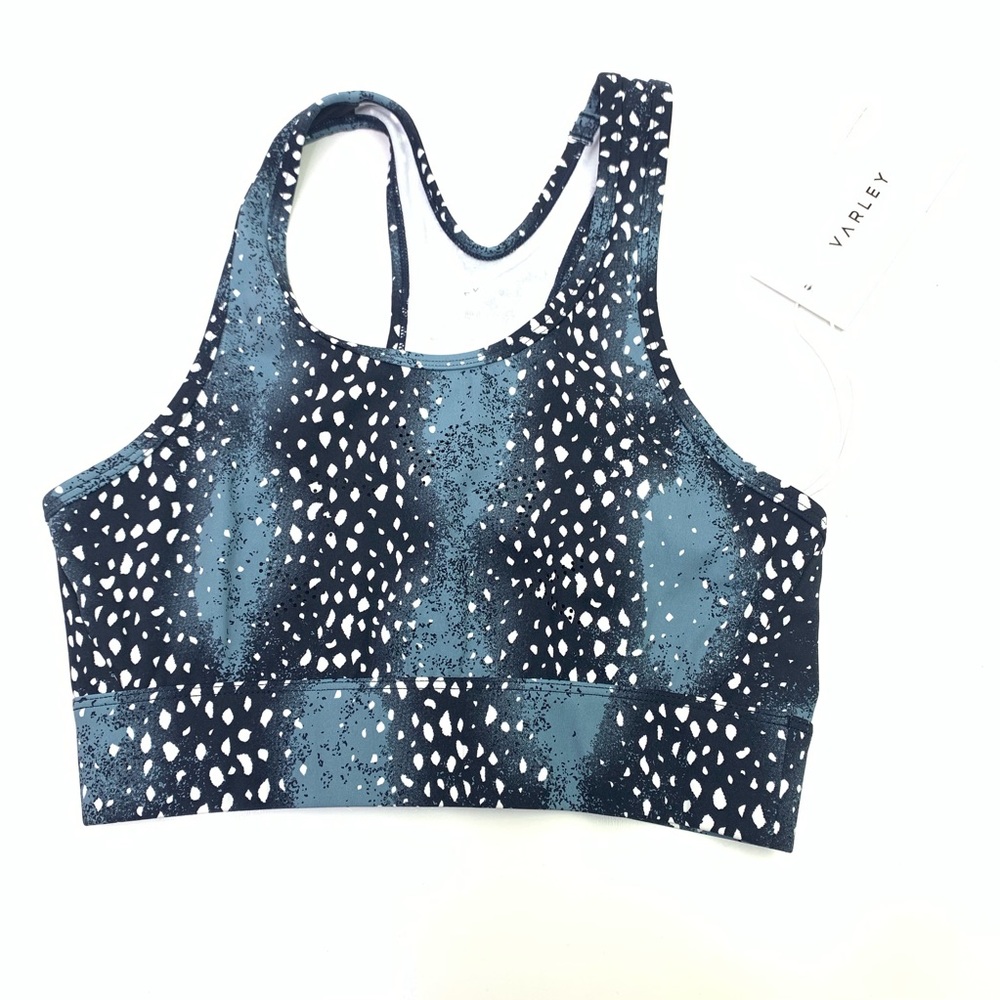 NWT Varley Berkeley Bra in Night Sky
